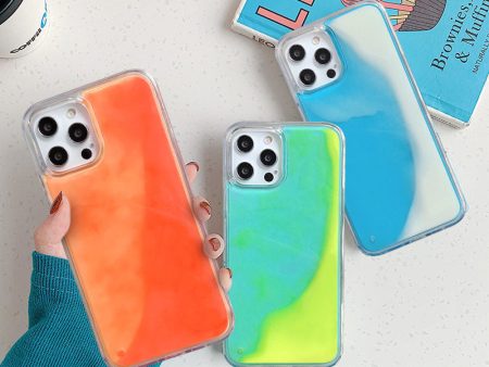 Neon Sand Phone Case For iPhone on Sale