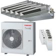 Toshiba Ductable U2 penta split air conditioner 9000 + 9000 + 9000 + 9000 + 12000 BTU inverter A ++ outdoor unit 10.0 kW Hot on Sale