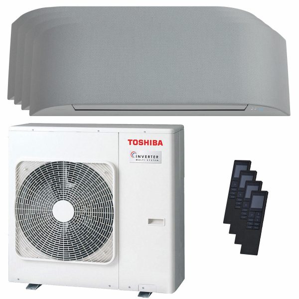 Toshiba Haori air conditioner split panels 7000+7000+7000+7000 BTU inverter A++ wifi external unit 8 kW Discount