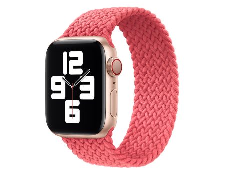 Pink Nylon Elastic Strap for Apple Watch All Series Online now