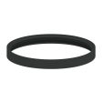 Black silicone gasket diam. 80 mm for pellet stove and pellet boiler fumes outlet Supply