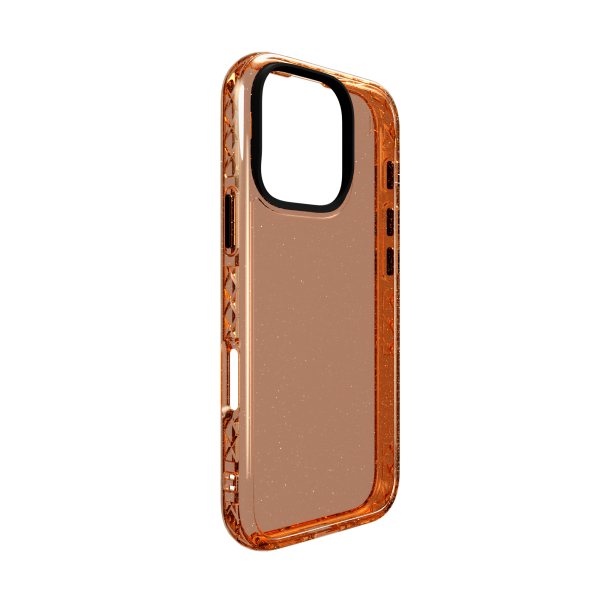 Slim TPU Case for Apple iPhone 16 Pro | Peach Fuzz Sparkle | Altitude Series For Cheap