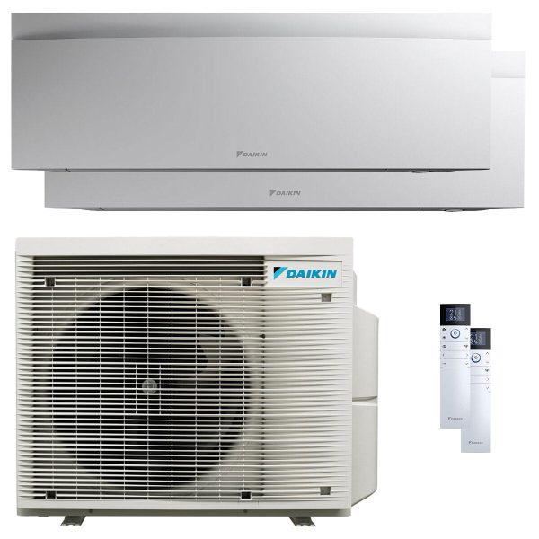 Daikin Emura 3 dual split air conditioner 9000+12000 BTU inverter A++ wifi outdoor unit 5 kW White Fashion