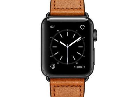 100% Genuine Leather Strap for Apple Watch Hot on Sale