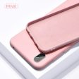 Soft Pink Silicone Phone Case for Huawei For Cheap