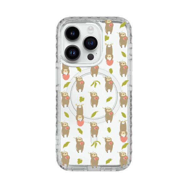 Slothy Vibes | Friendly Sloths Series | Custom MagSafe Case Design for Apple iPhone 15 Series Supply