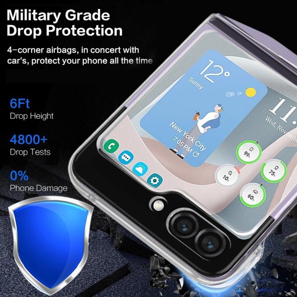 Clear Hard case for Samsung Galaxy Z Flip 5 For Cheap