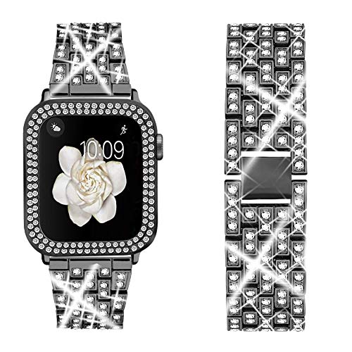 Ladies Diamond Strap & Case For Apple Watch Online now