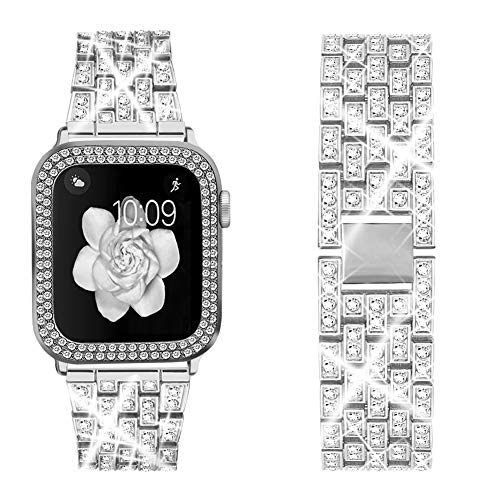 Ladies Diamond Strap & Case For Apple Watch Online now