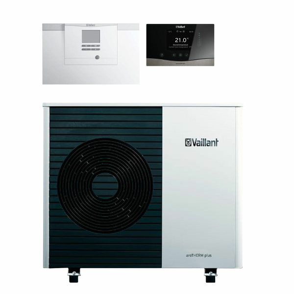 Vaillant aroTHERM plus VWL 85 6 air-to-water heat pump 8 kW 230 V single-phase monobloc R290 A++ high temperature Cheap