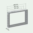 Wall spacer counter frame - Gazelle techno Classic   premix 5000 Supply