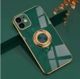 Luxury Royal Plating Ring Holder Phone Case For iPhone on Sale