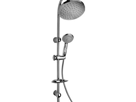 Piralla Elba shower column adjustable to existing holes with Eco-Stop For Cheap