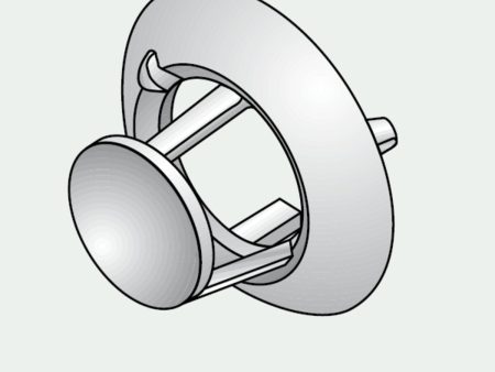 Single terminal for ø 35 mm tube Fashion