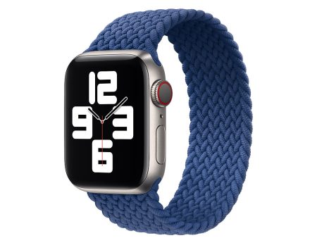 Blue Nylon Elastic Strap for Apple Watch All Series Sale