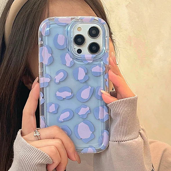 Clear Leopard Print Phone Case For iPhone Supply