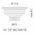 Valsir 3  1 2 waste with basket and without overflow For Sale