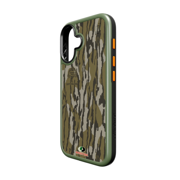 Shock-Absorbent MagSafe® Case for Apple iPhone 16 | Mossy Oak | Bottom Lands | Fortitude Series Online now