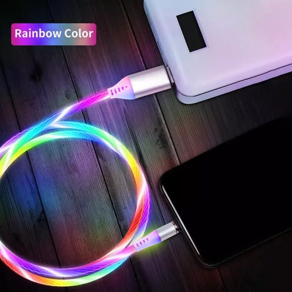 LED Flowing Light Charging Cable for Apple iPhone Online