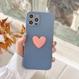 Matte Silicone Big Love Heart Phone Case for iPhone Supply