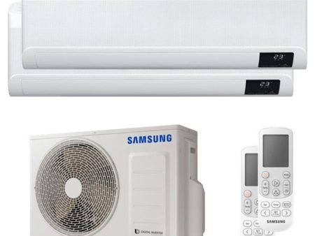 Samsung windfree Avant dual split 9000 + 9000 BTU air conditioner A +++ wifi outdoor unit 4.0 kW For Cheap