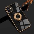 Luxury Royal Plating Ring Holder Phone Case For iPhone on Sale