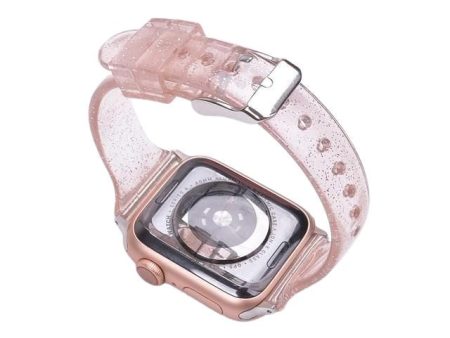 Glitter Silicone Watch Strap for Apple Watch Online now