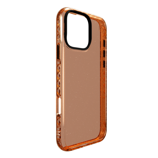 Slim TPU Case for Apple iPhone 16 Pro Max | Peach Fuzz Sparkle | Altitude Series Fashion