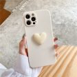 Matte Silicone Big Love Heart Phone Case for iPhone Supply