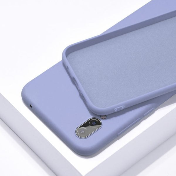 Soft Purple Silicone Phone Case for Huawei Online