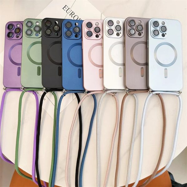 Crossbody Lanyard Magsafe Case For iPhone Sale