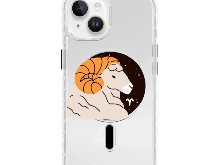 Aries | Zodiac | Custom MagSafe Case Design for Apple iPhone 14 Series Online now