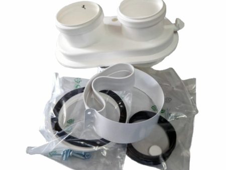 Universal flue gas exhaust kit ø 80 80 for condensing boilers in PP - PABSD U1 D80 Online now