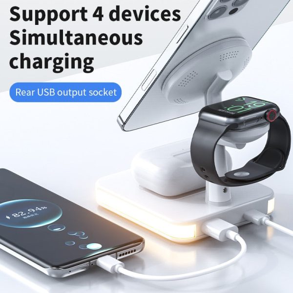 4 in 1 Wireless Charging Station for Apple Devices Online Sale